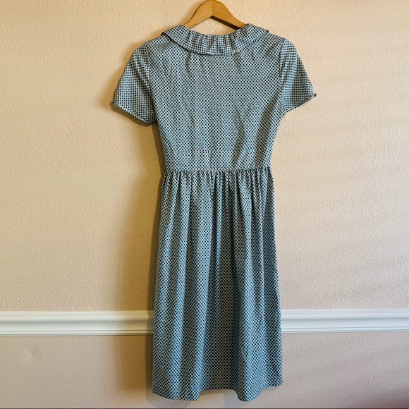 J. Crew Wrap Dress Mid Length 100% Silk- So lovely, lightweight, and feminine. - Picture 12 of 14